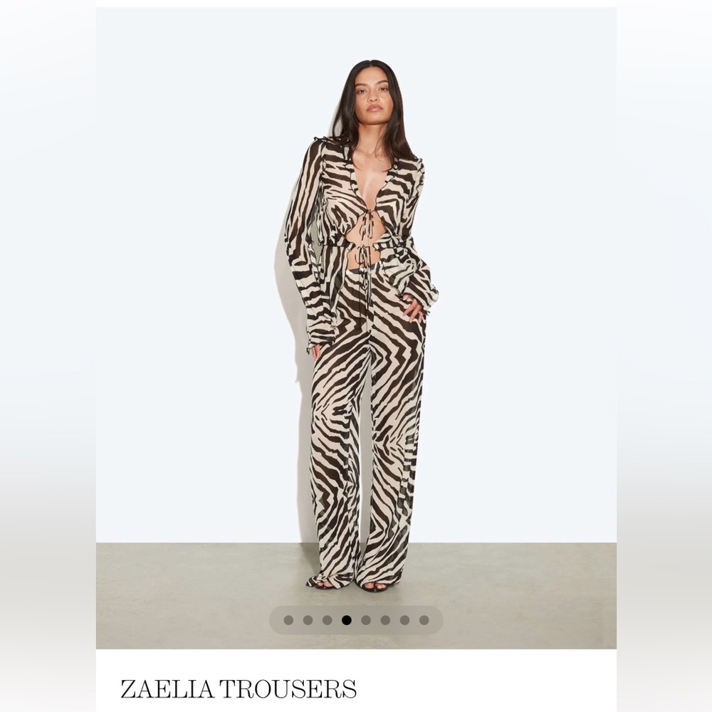 Rat & Boa Black and White Zebra Print Outfit - Picture 2 of 5